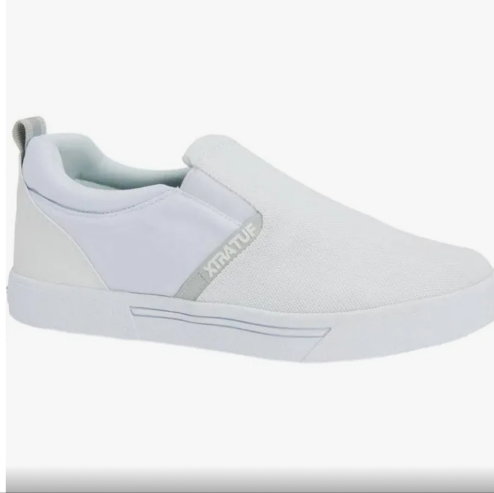 XTRATUF  TOPWATER MENS WHITE SLIP ON